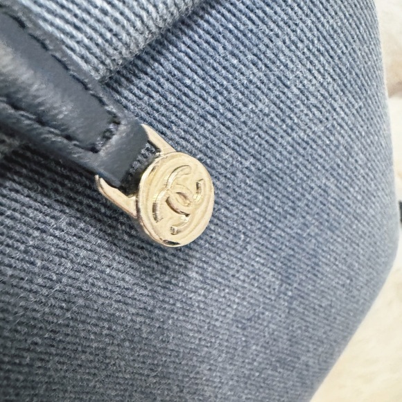 CHANEL Denim Sequin Drawstring Backpack - Picture 5 of 11